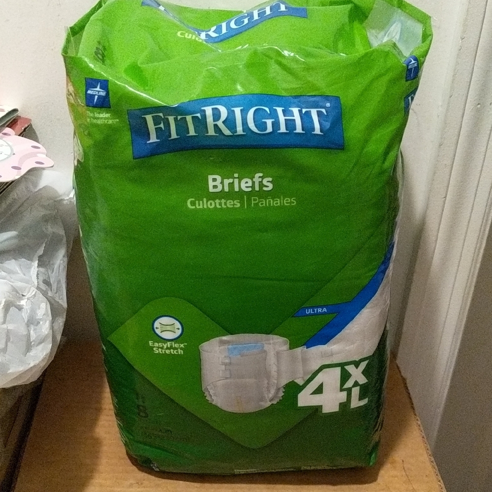 FitRight Briefs 4XL Ultra EasyFlex 8 Briefs Unisex